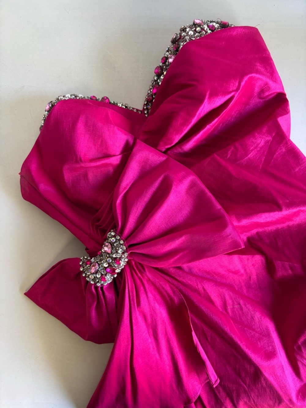 Clarisse Bright Fuchsia Party Dress